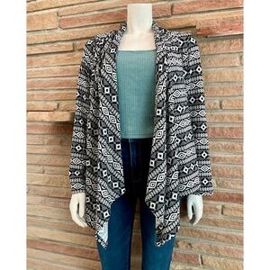 Hot Ginger Black and White Wrap Large